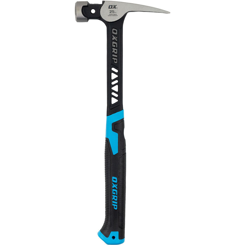 Ox Tools OX Pro 25oz Smooth Face Ultrastrike Framing Hammer, large image number 1