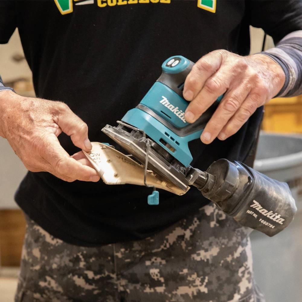 Makita 18V LXT Cordless 1/4 Sheet Finishing Sander (Bare Tool), large image number 6