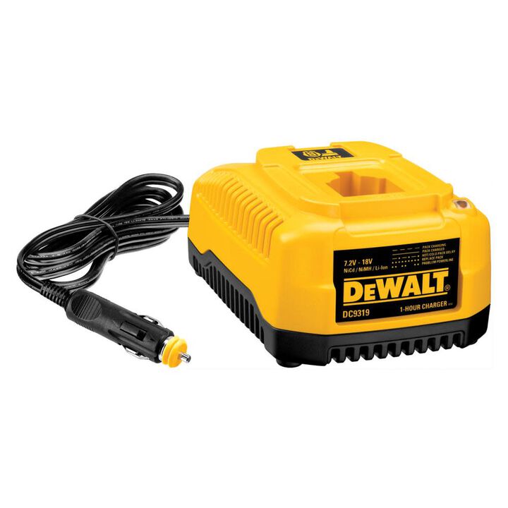 DEWALT 7.2V - 18 V Li-ion/Nicad Car Charger