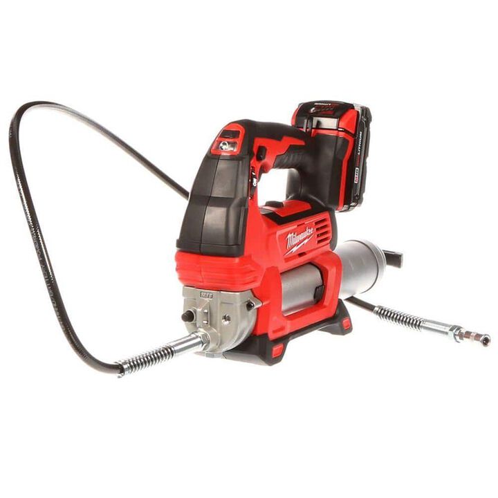 Milwaukee M18 2Spd Grease Gun Kit, M18/M12 Jobsite Speaker Bundle, large image number 4