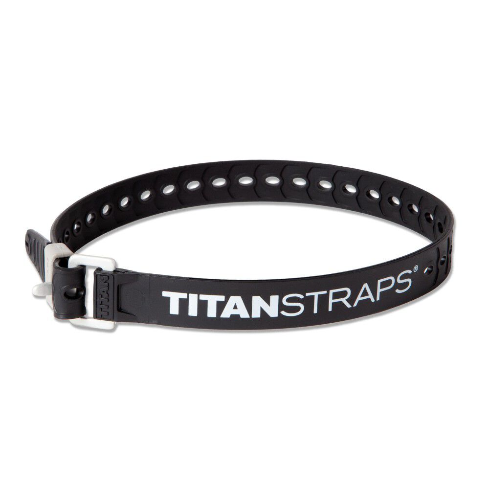 Titan Straps 25 Inch Black Polymer 60 Lbs Utility Strap with Aluminum Buckle, large image number 1