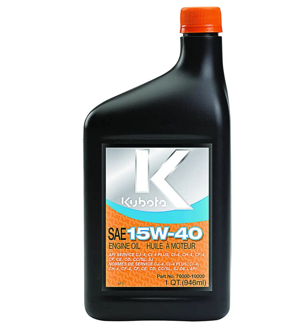 Kubota Parts 1 Qt 15W-40 Engine Oil, large image number 1