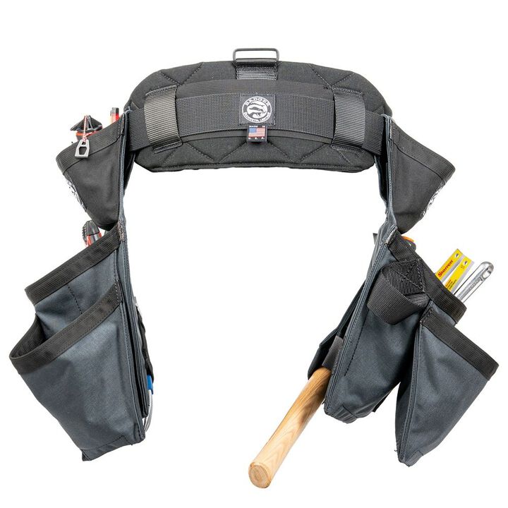 Badger Tool Belts Side-By-Side Framer Tool Belt Set, Gunmetal, 2X, large image number 2