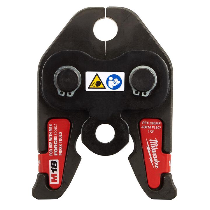 Milwaukee 1/2inch PEX Crimp (F1807 & F2159) Jaw for M18 FORCE LOGIC Press Tools