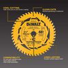 DEWALT 6-1/2 Inch 48T Fine Finish Track Saw Blade, small image number 2