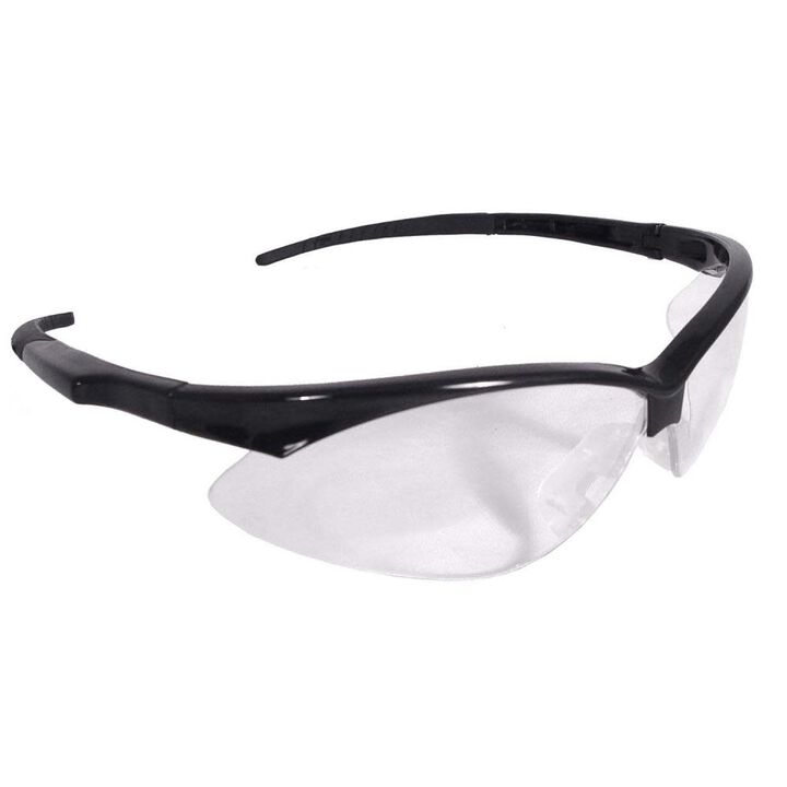 Radians Rad Apocalypse Safety Eyewear Black Frame Clear Lens