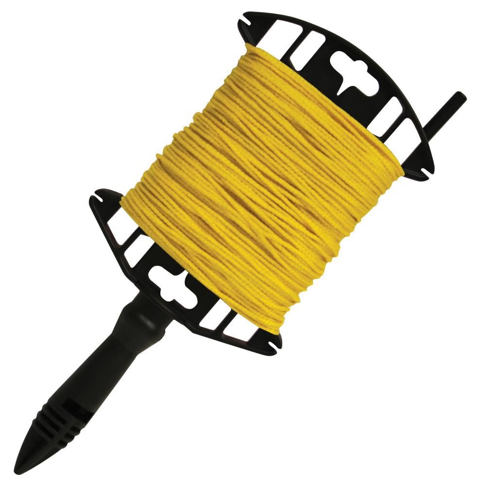 Kraft Tool Co Yellow Braided Mason's Line - 250 Ft. Utility Winder, large image number 1