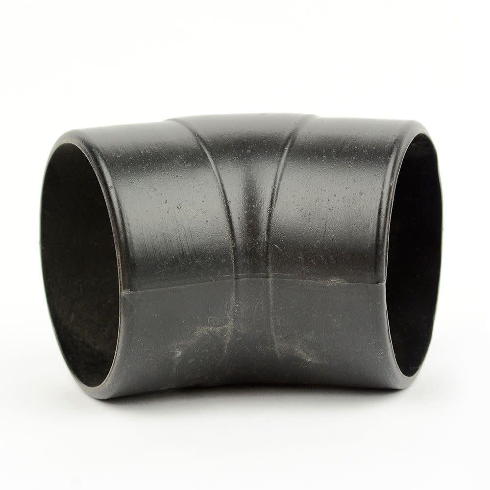 Big Horn 2-1/2 Inch 45 Degree ABS Plastic Black Elbow, large image number 2