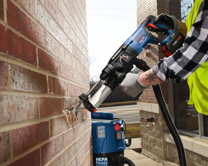Bosch 18V EC SDS Plus Bulldog 1in Rotary Hammer Kit, large image number 6
