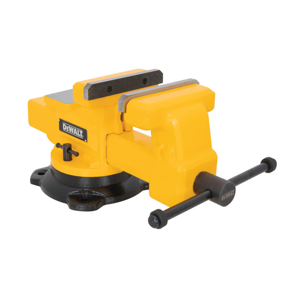 DEWALT 6 Inch Swivel Base Bench Vise with Anvil, large image number 1
