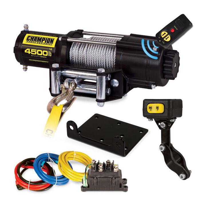 Champion Power Equipment 4500-l ATV/UTV Wireless Winch Kit
