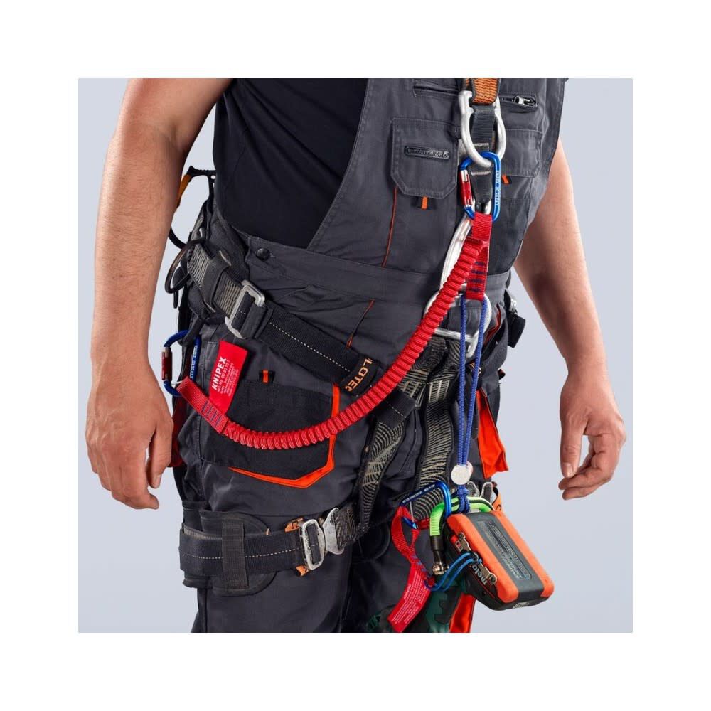 Knipex 38 in Red Tool Tethering Lanyard with Eye Carabiner, large image number 10
