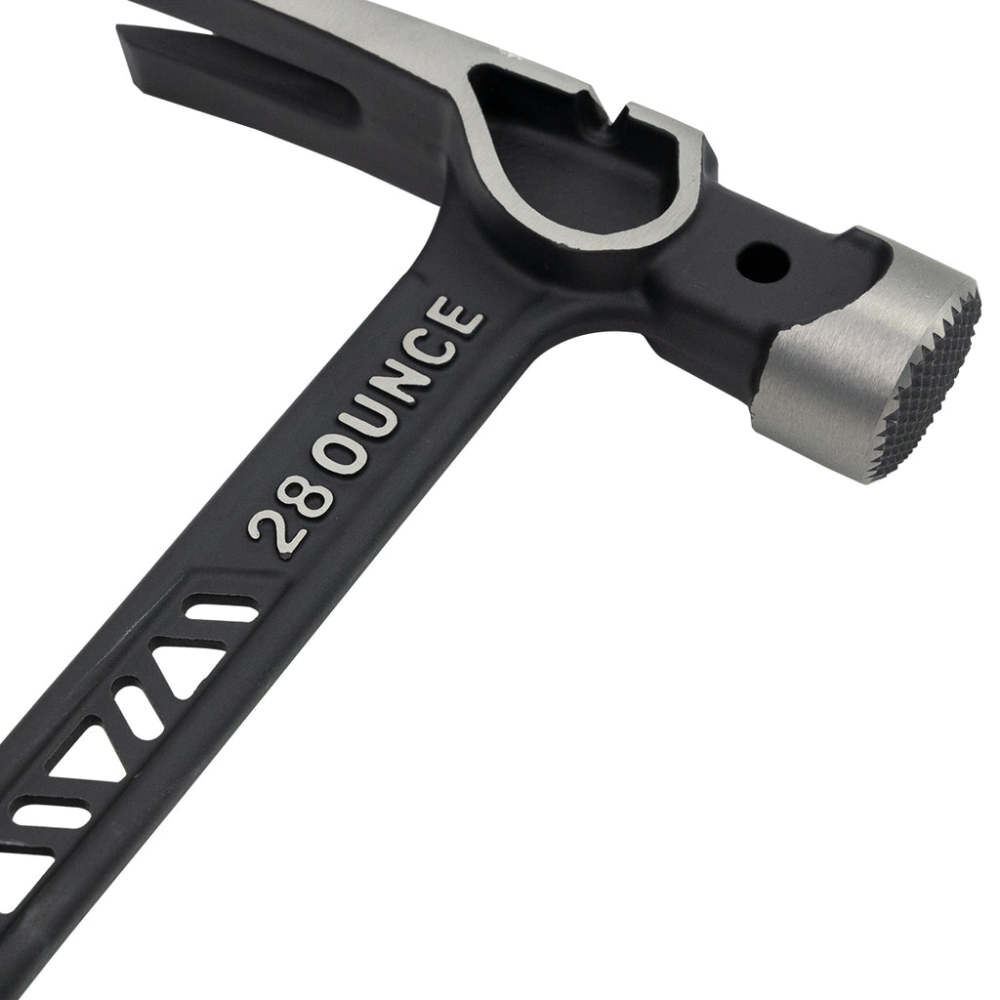 Ox Tools 28 Oz Steel Head Framing Hammer with Ergonomic Non-Slip Grip Handle, large image number 2