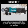 Makita 4-1/2in / 5in Paddle Switch Angle Grinder with Non-Removable Guard, small image number 3