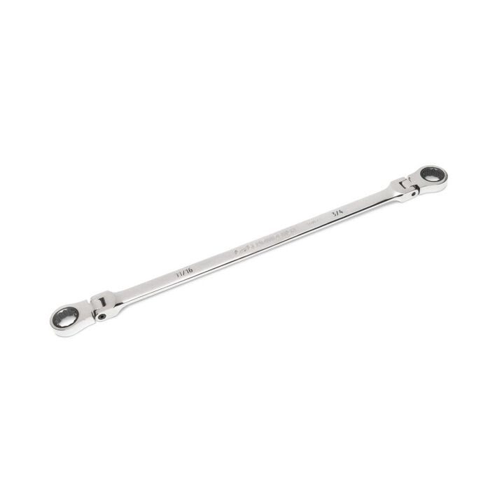 GEARWRENCH 90 Tooth 12 Point GearBox Double Flex Ratcheting Wrench 11/16x3/4, large image number 5