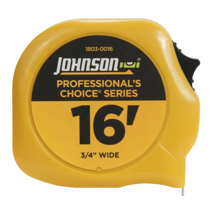 Johnson Level 16 Ft x 3/4 In. Professional Tape