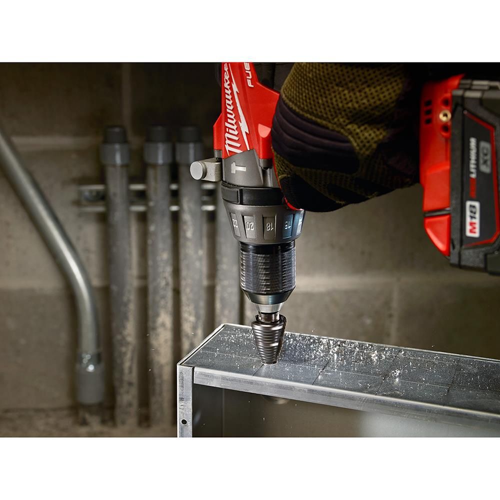 Milwaukee #12 Step Drill Bit 7/8 in. to 1-3/8 in., large image number 8