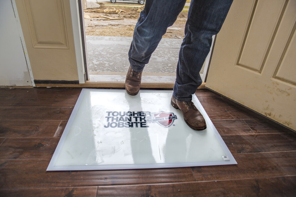 Surface Shield Step N Peel Sticky Mat, White Frame, 30 Sheet, 25.5 Inch  x  31.5 Inch, 4 Pack, large image number 8