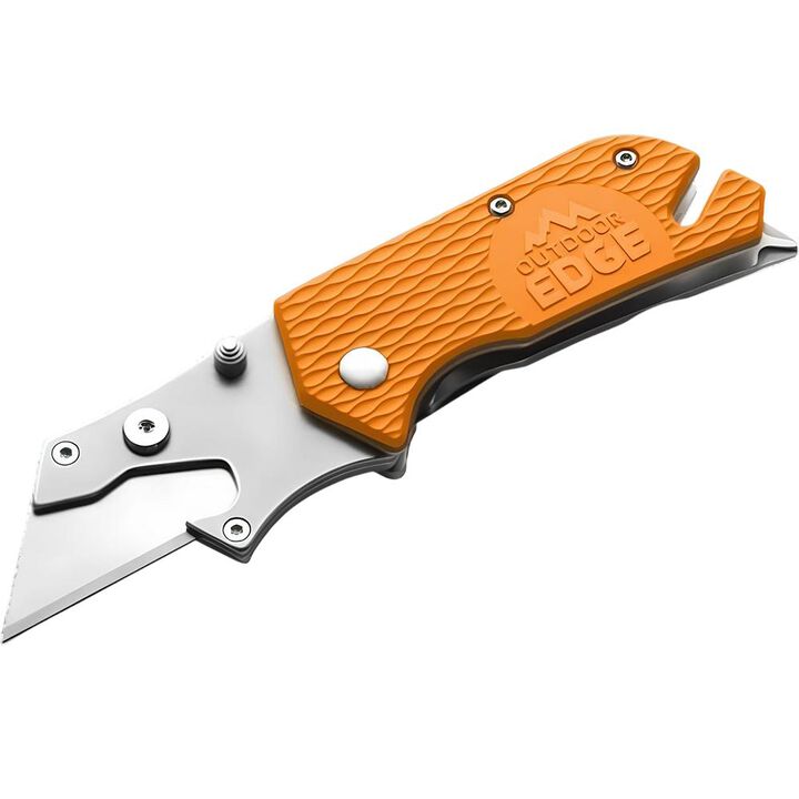Outdoor Edge UtiliPro Folding Utility Knife 6 in 1 Orange