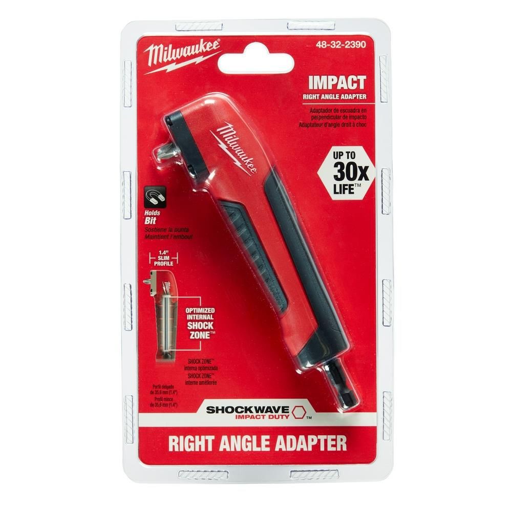 Milwaukee SHOCKWAVE Right Angle Adapter, large image number 6