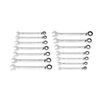 GEARWRENCH 14 Pc. 90-Tooth 12 Point SAE Reversible Ratcheting Wrench Set, small image number 1