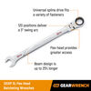 GEARWRENCH 120XP Universal Spline XL Flex Head Ratcheting Combination Wrench, 9/16 Inch, small image number 3