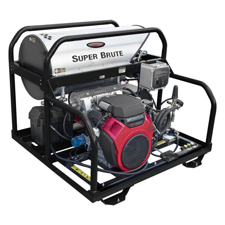 Simpson Super Brute 3500 PSI 5.5 GPM Gas Powered Hot Water Pressure Washer with 4 Spray Tips, large image number 3