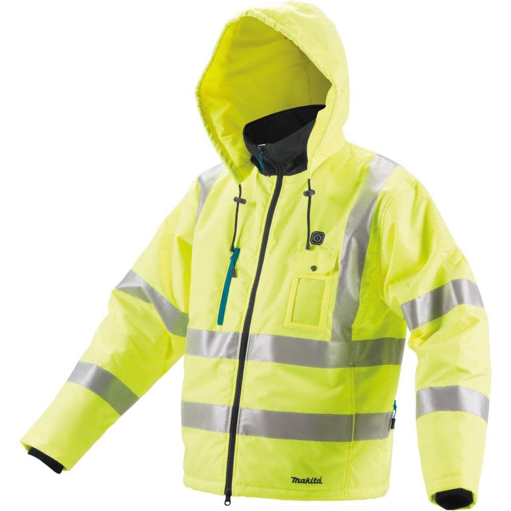 Makita 18V LXT Lithium-Ion Cordless High Visibility Heated Jacket Jacket Only (S), large image number 5