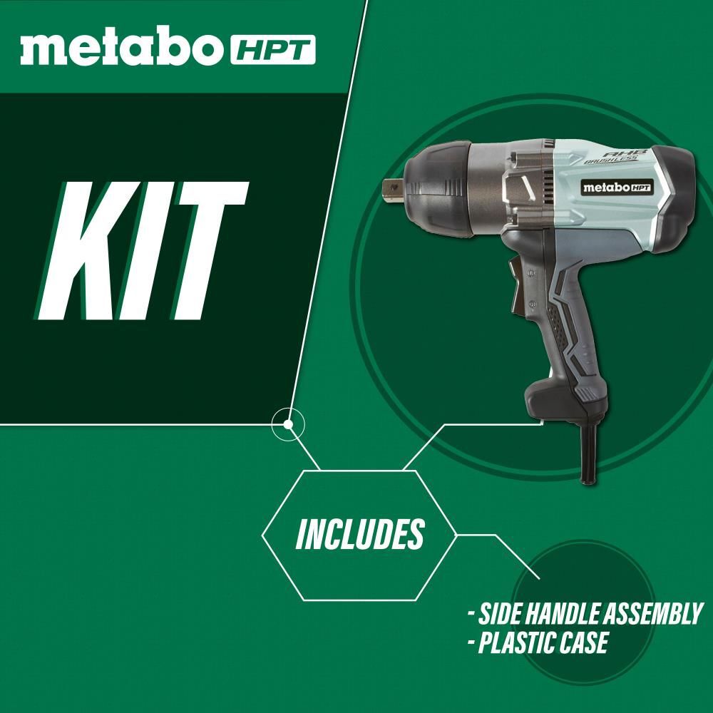 Metabo HPT 3/4 Inch Square Drive AC Brushless Impact Wrench | WR22SE, large image number 3