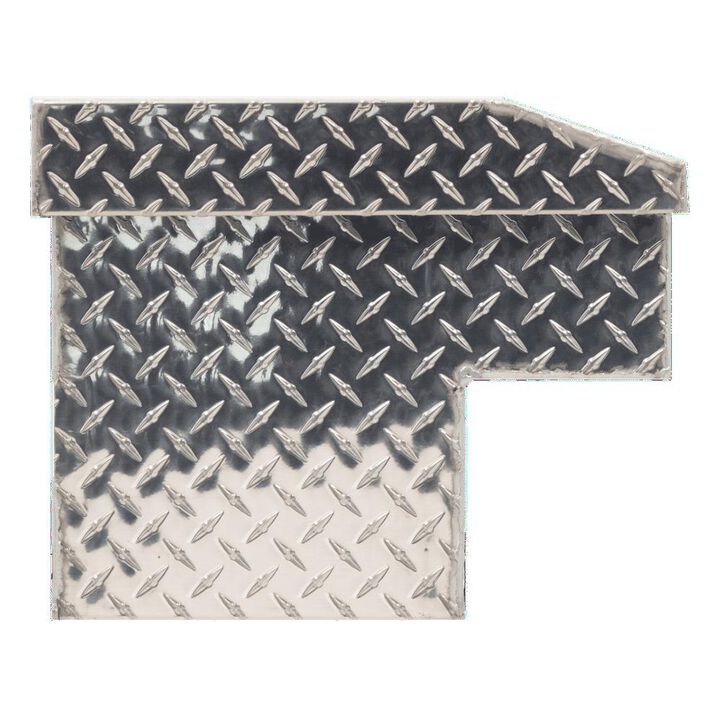 Weather Guard 87in Lo-Side Truck Tool Box Aluminum Clear, large image number 3