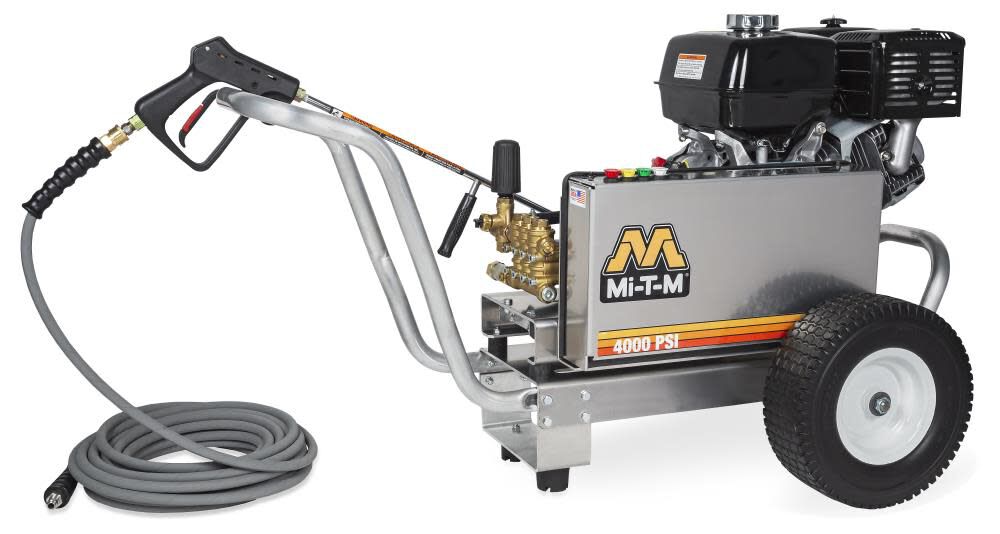 Mi T M CBA 4000 PSI 3.7 GPM Gas Powered Cold Water Pressure Washer with 4 Spray Tips, large image number 1