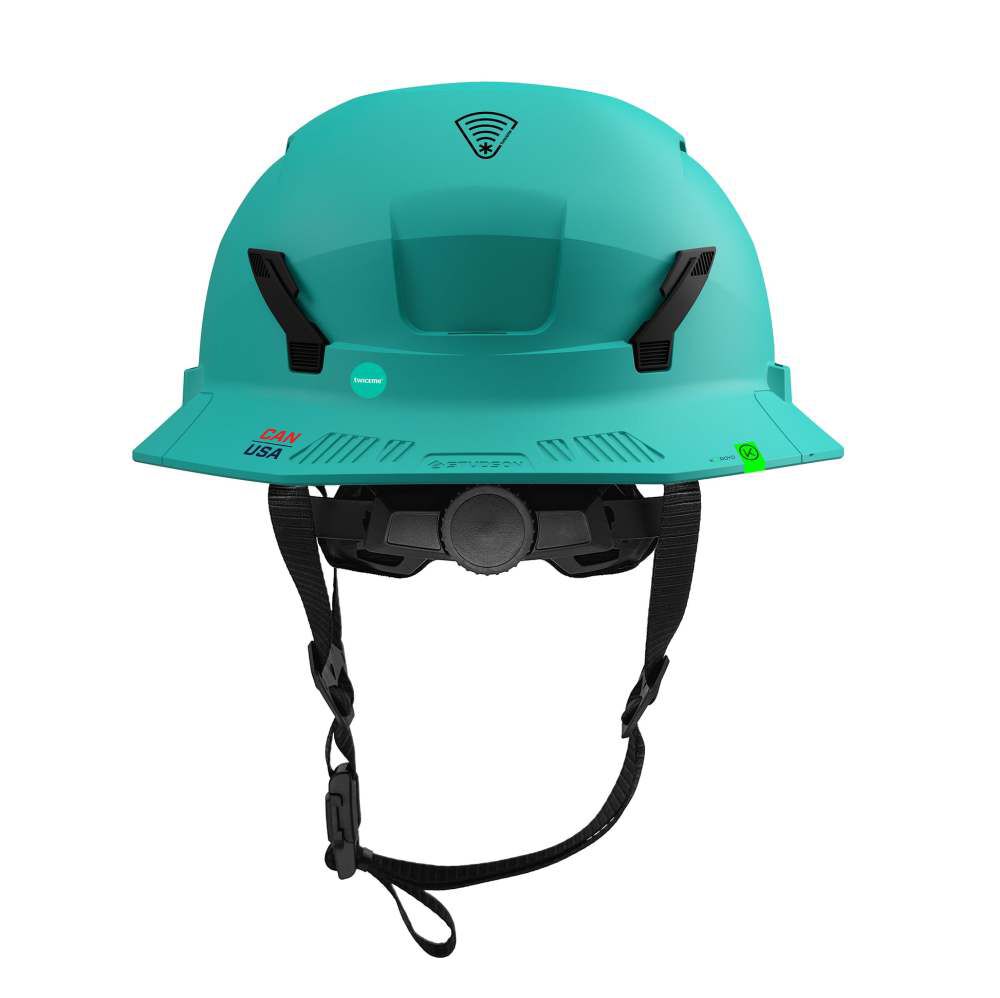 Studson Full Brim Vented Safety Helmet Type 2 Class C Teal North America Dual-Certification, large image number 3