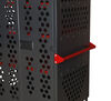 Armorgard FittingStor Cabinet, 42.1 x 29.8 x 74.2in, Black, small image number 4