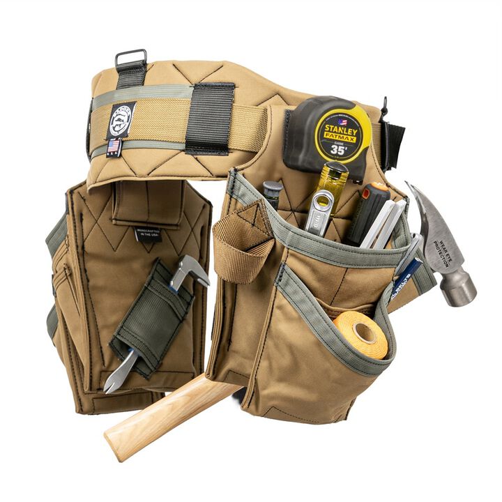 Badger Tool Belts Trimmer Set V2 Tool Belt - Sawdust, XL, large image number 3