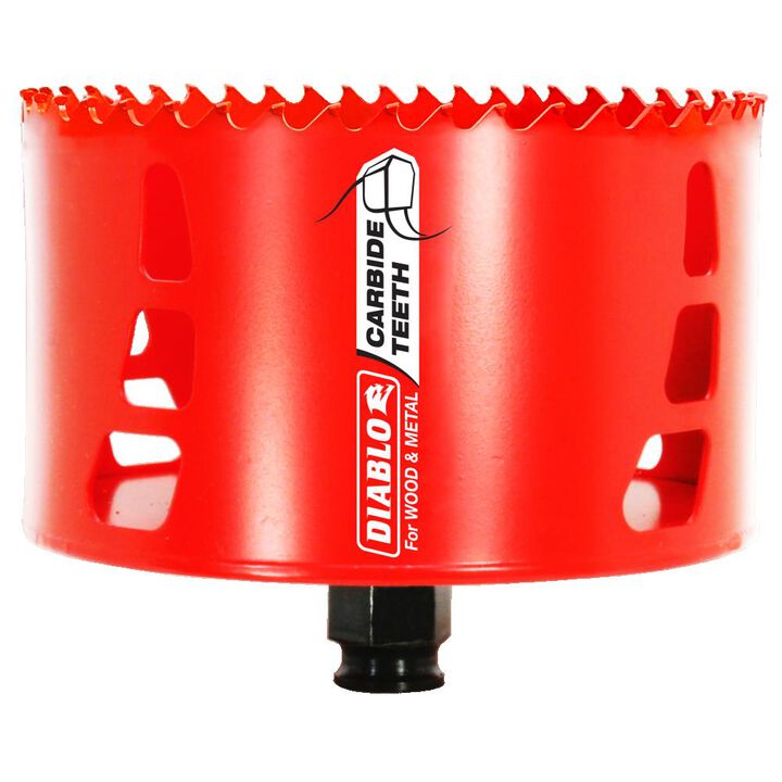 Diablo Tools 4-1/2in (114mm) Carbide-Tip Wood & Metal Holesaw
