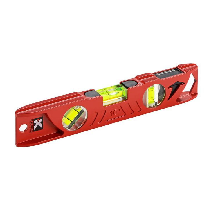 Kapro 10in Cast Toolbox Level with Plumb Site Magnetic