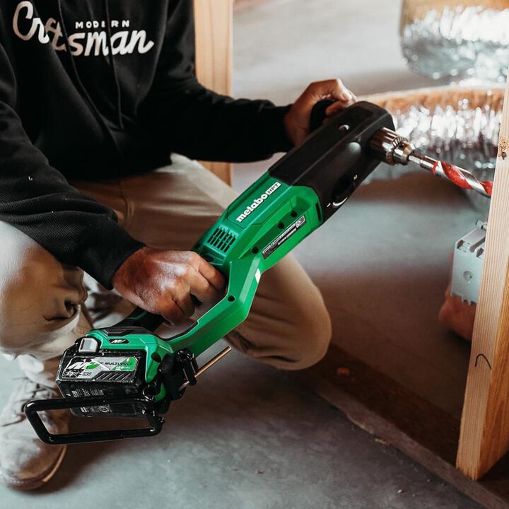 Metabo HPT 36V MultiVolt Cordless 1/2 in High Power Right Angle Drill Kit, large image number 15