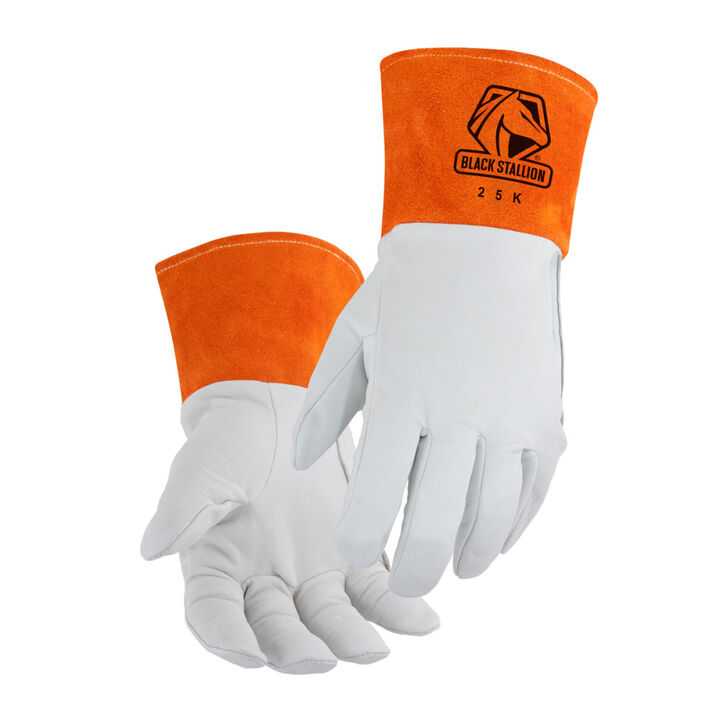 Black Stallion Premium Grain Kidskin TIG Gloves Large, large image number 0