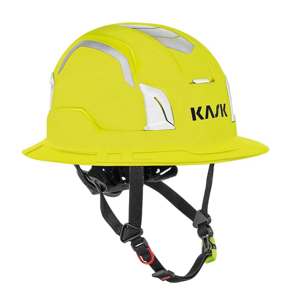 KASK America Zenith X2 HD Polypropylene Safety Helmet Hi Viz Yellow, large image number 1
