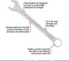 Sunex 6-19 mm Steel Raised Panel Combination Wrench Set 14 Pieces, small image number 2