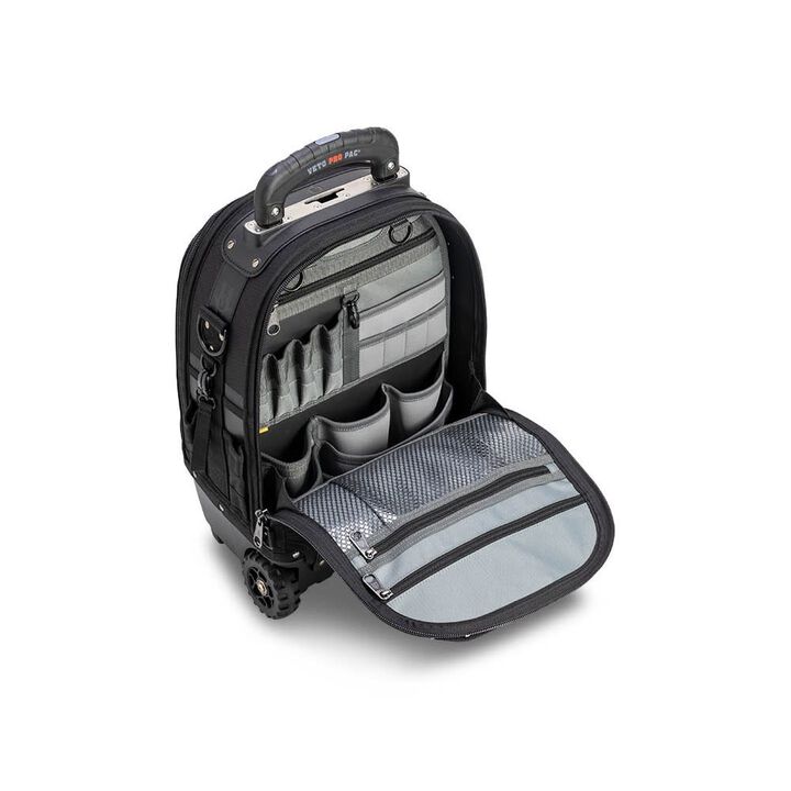 Veto Pro Pac 60 Lbs Tech Pac Wheeler Blackout Backpack with Tool and Meter Panel, large image number 3