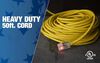 Southwire SJTW Outdoor Extension Cord 12/3 50 Ft Yellow, small image number 4
