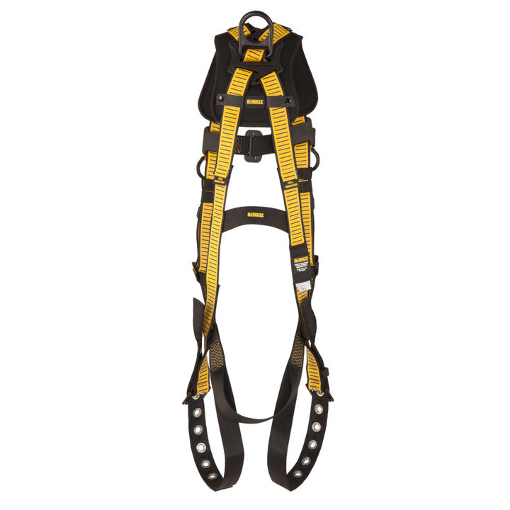 DEWALT Vest Style Full Body Harness with PT Chest and TB Legs, Medium/Large