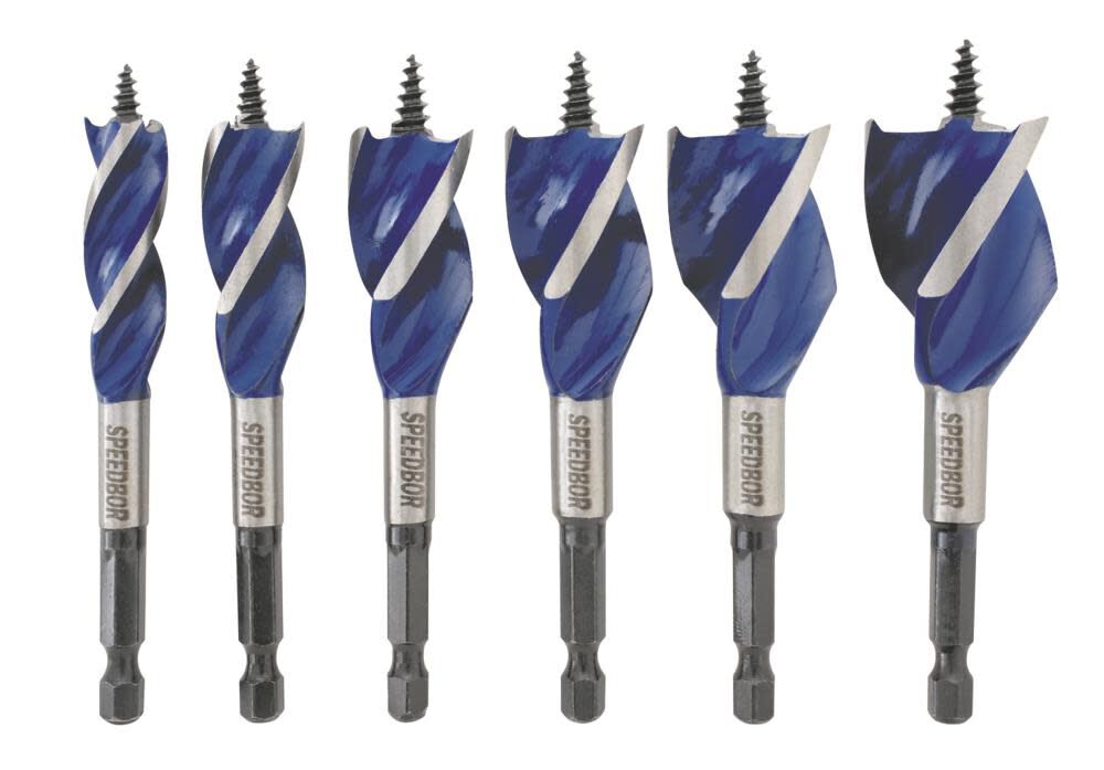 Irwin 4in Drill Bit Set 6pc, large image number 1