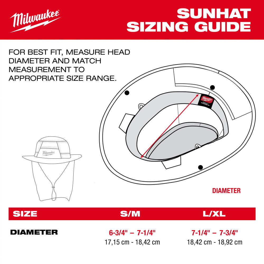 Milwaukee WORKSKIN Sunshade Hat, large image number 6