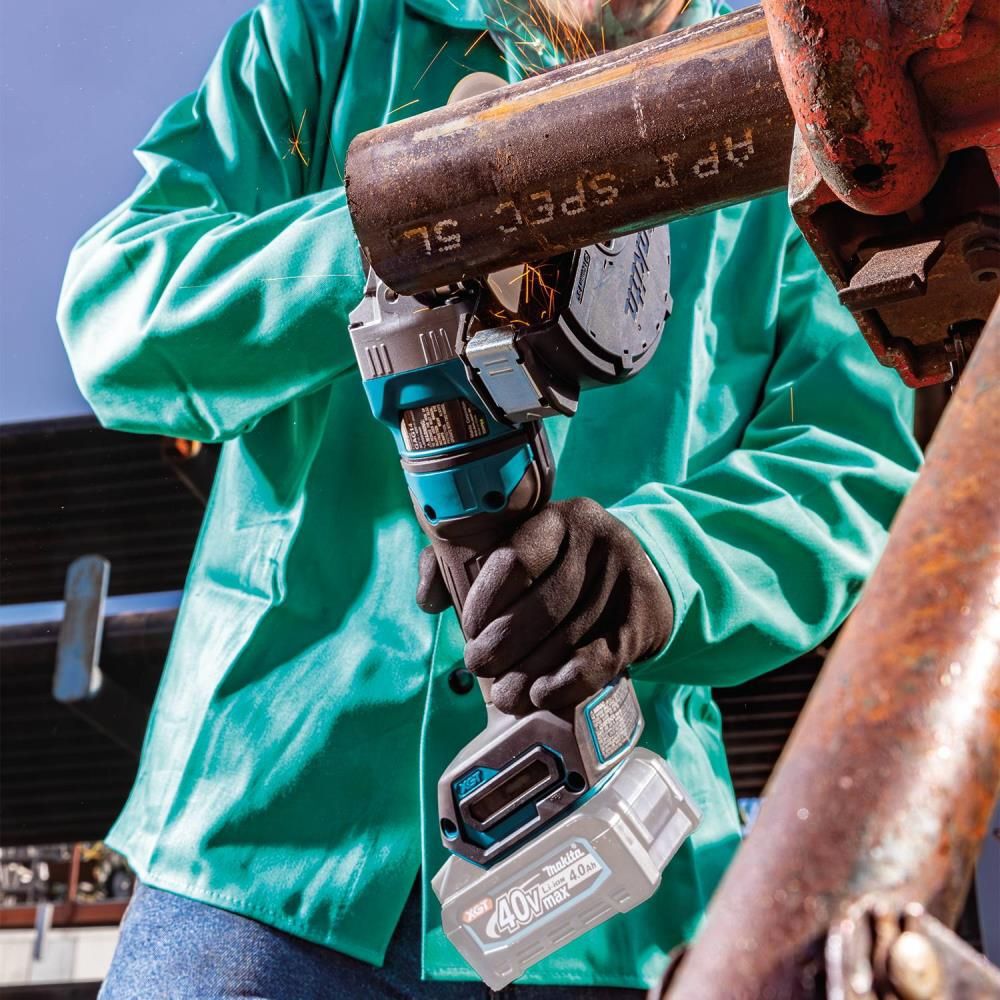 Makita 40V max XGT Cordless 4-1/2 in / 6 in Paddle Switch Angle Grinder (Bare Tool), large image number 11