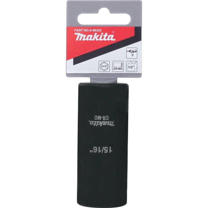 Makita 15/16 in. Deep Well Impact Socket 1/2 in. Drive, large image number 3