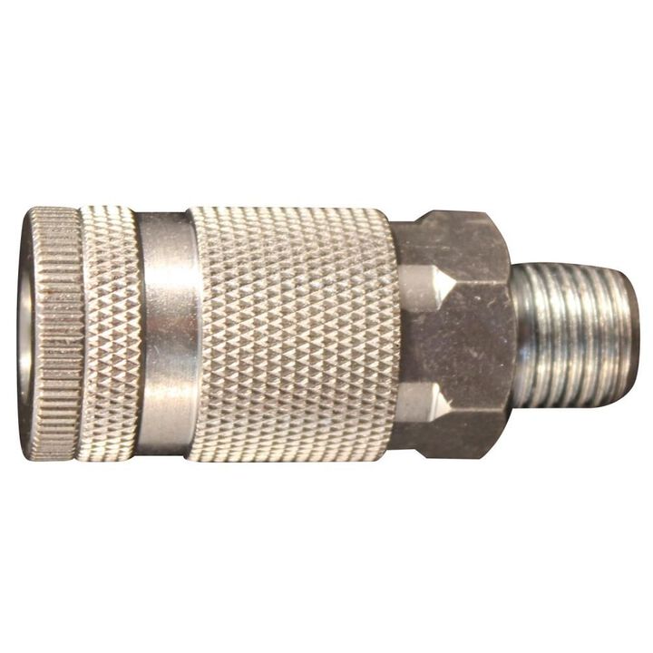 Milton 796 1/4in MNPT D Style Coupler