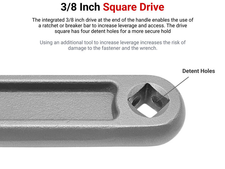 Tekton Adjustable Wrench Set, 1-1/2 Inch Jaw Capacity, 2 Pieces (6, 9 Inch), large image number 3
