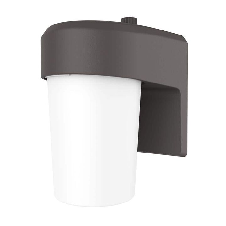 Halo FE Series 800 Lumen 4000K LED Entry Light Wall Sconce Bronze